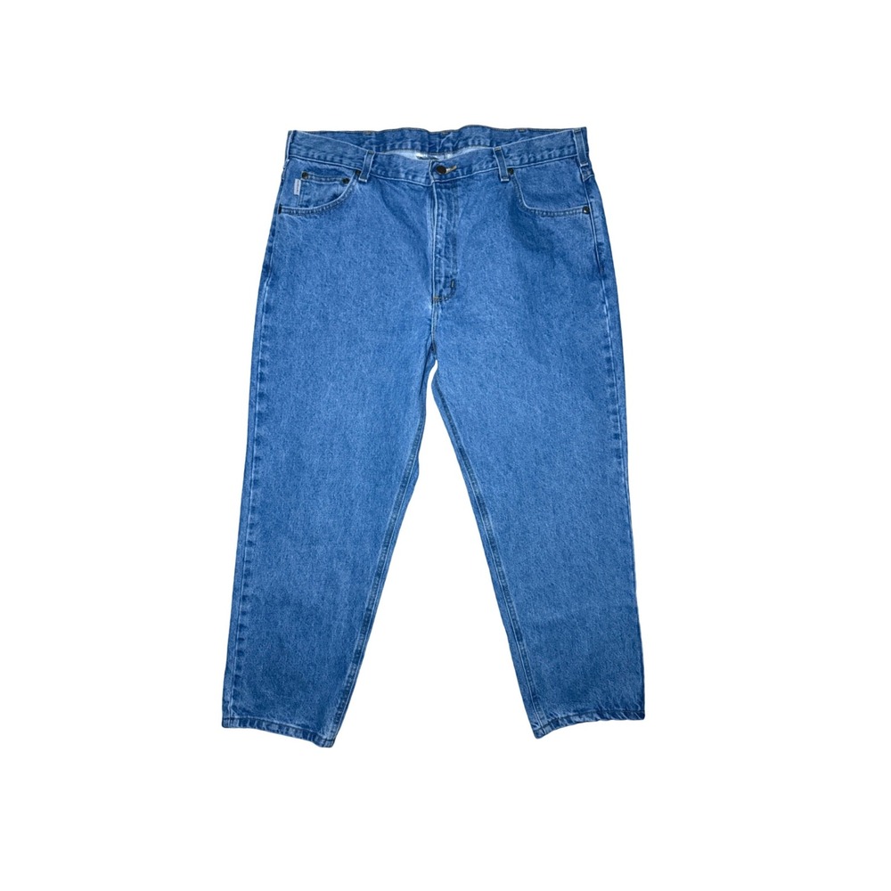 Carhartt Relaxed Fit Denim Jeans Mens 40x28 Blue Tapered Leg